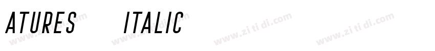 Atures1100 Italic字体转换